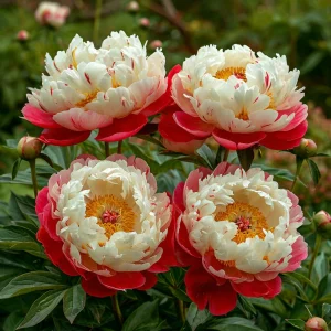 Пион Коралловый Каскад купить по цене от 490р. в интернет-магазине «Посадика» с доставкой почтой в в Волгореченске и по всей России – [изображение №1].
