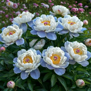 Пион Акварельный Этюд купить по цене от 806р. в интернет-магазине «Посадика» с доставкой почтой в в Волгореченске и по всей России – [изображение №1].