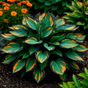 Хоста Бархатный Полог купить по цене от 560р. в интернет-магазине «Посадика» с доставкой почтой в в Волгореченске и по всей России – [изображение №1].