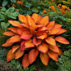 Хоста Солнечный Нектар купить по цене от 605р. в интернет-магазине «Посадика» с доставкой почтой в в Волгореченске и по всей России – [изображение №1].